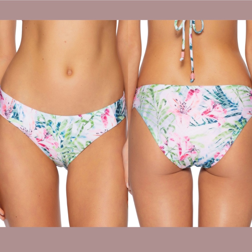 NEW Becca [‎ Small ] Lush Lagoon American Bikini Bottoms in Floral